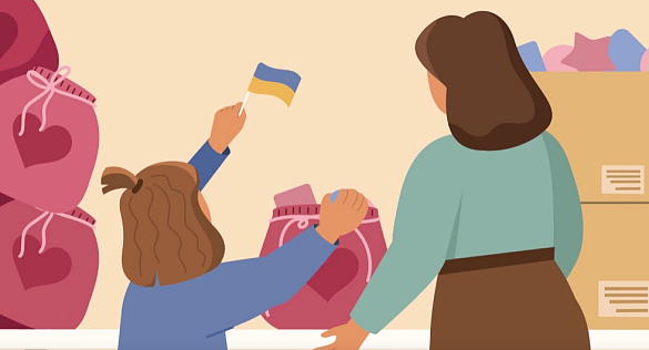 Symbolbild - Kinder Geschenke Ukraine